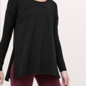 Lululemon Hit unwind long sleeve Black
